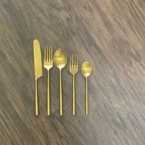 Anthropologie silverware set of 5